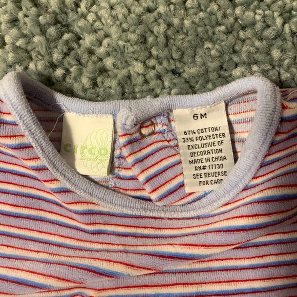 Vintage Velour Striped Onesie - Picture 3 of 6